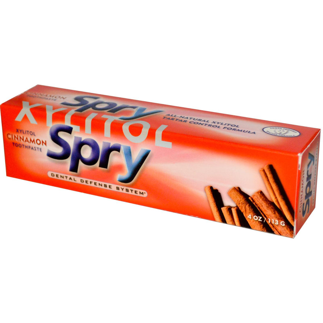 Xlear Inc. Spry Xylitol, Cinnamon Toothpaste 113gm)