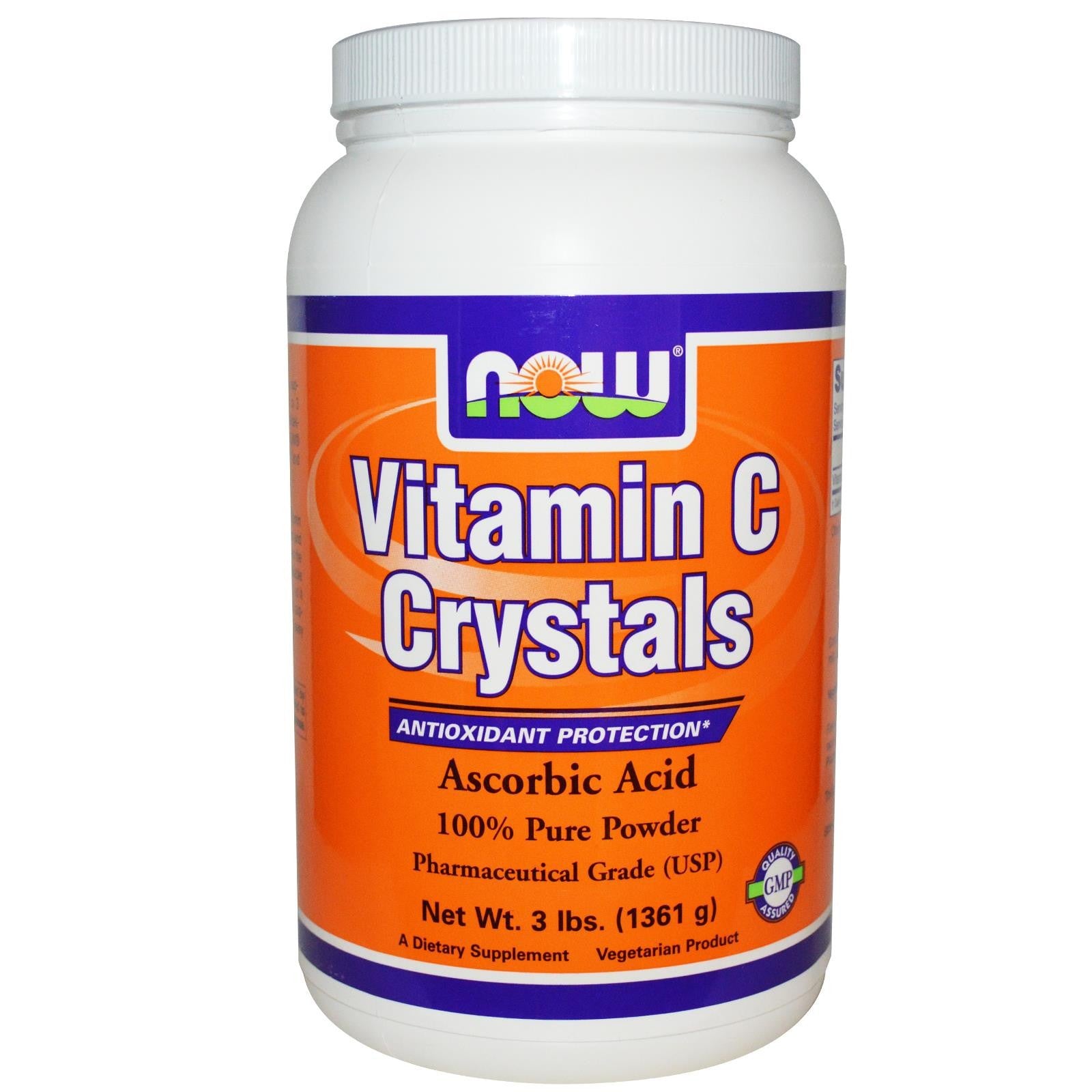 Now Foods, Vitamin C Crystals, 3 lbs, 1.36 Kg