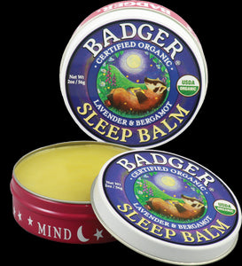 Badger Company, Sleep Balm, Lavender & Bergamot, 56 grams