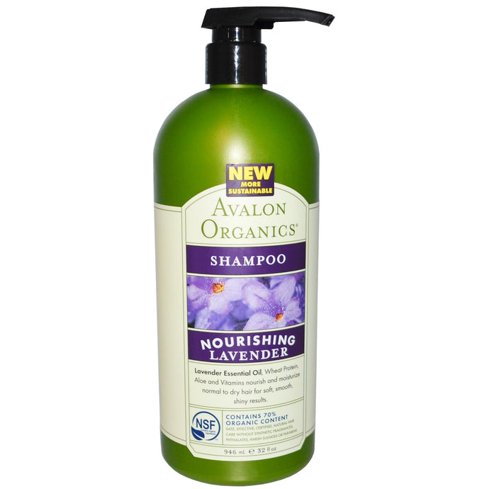 Avalon Organics, Shampoo, Nourishing Lavender (946ml)