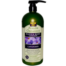 Load image into Gallery viewer, Avalon Organics Hand &amp; Body Lotion Lavender (907g)