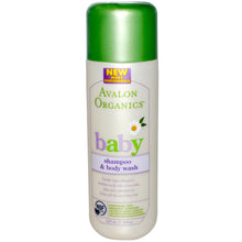 Load image into Gallery viewer, Avalon Organics Baby Shampoo &amp; Body Wash (237ml)