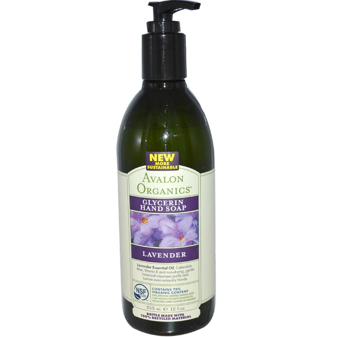 Avalon Organics Glycerin Hand Soap Lavender (355ml)s