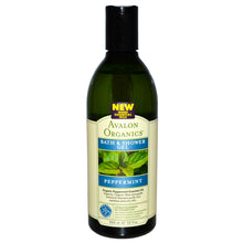 Load image into Gallery viewer, Avalon Organics, Bath &amp; Shower Gel, Peppermint (355ml)