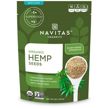 Load image into Gallery viewer, Navitas Organics Organic Hemp Seeds 8 oz (227g)