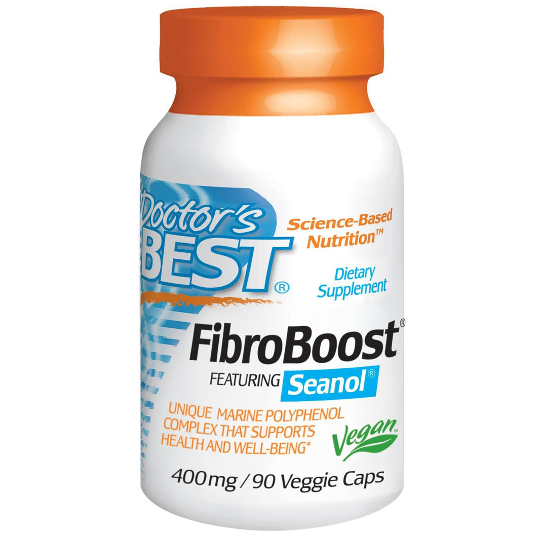 Doctor's Best, FibroBoost, Featuring Seanol, 400mg, 90 VCapsules