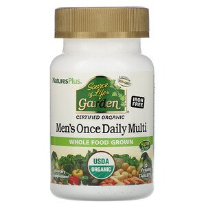 Nature's Plus Source of Life Garden Men's Once Daily Multi 30 Vegan Tablets