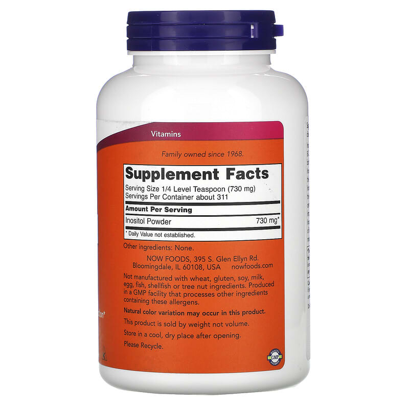 NOW Foods, Inositol Powder, 8 oz (227 g)