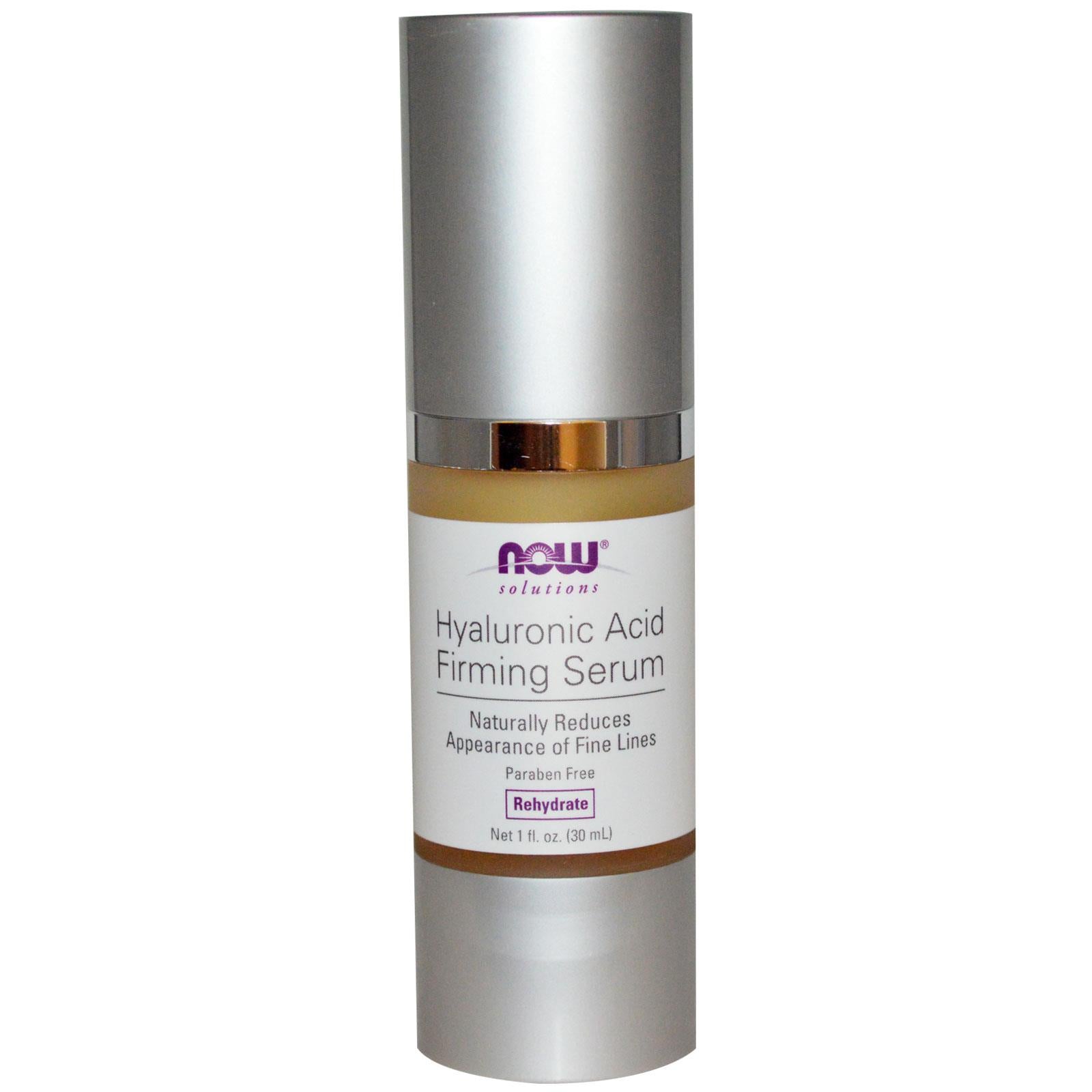 Now Foods Solutions Hyaluronic Acid Firming Serum 1 fl oz 30ml