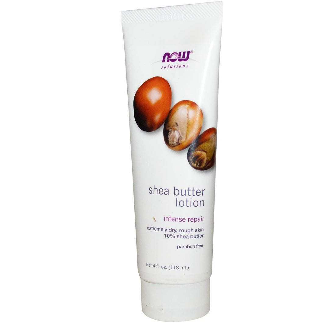 Now Foods, Solutions, Shea Butter Lotion, 4 fl oz, 118 ml
