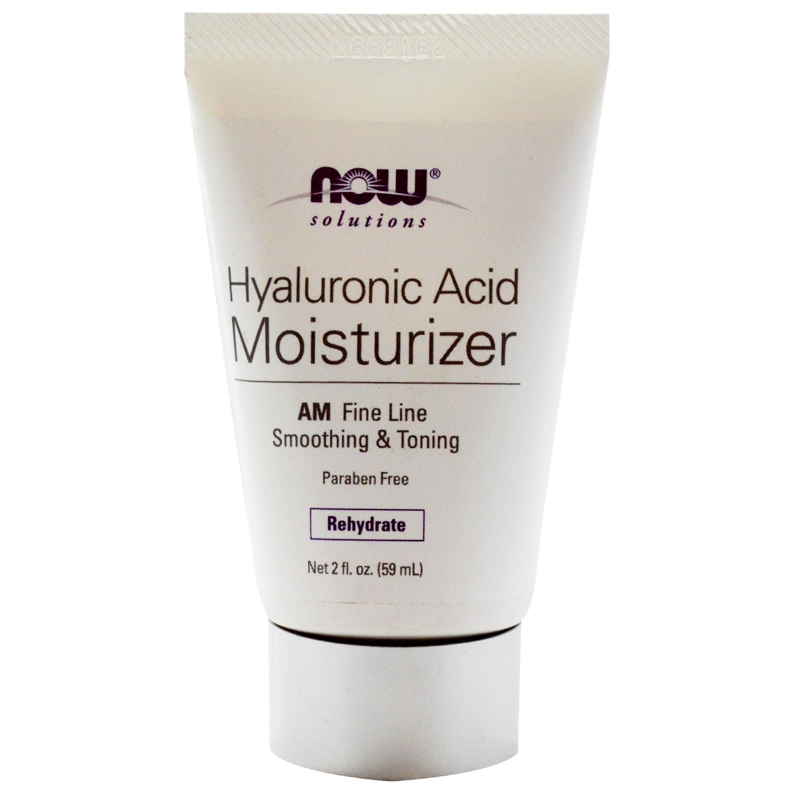 Now Foods Solutions Hyaluronic Acid Moisturiser 2 fl oz 59 ml