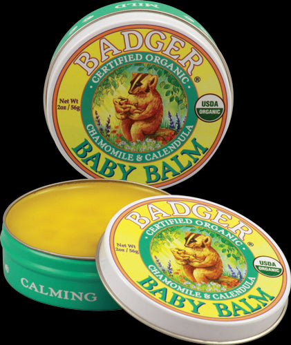 Badger Company, Baby Balm, Chamomile & Calendula, 2 oz, 56 grams