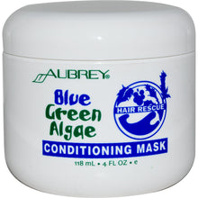 Load image into Gallery viewer, Aubrey Organics, Hair Rescue, Conditioning Mask, Blue Green Algae, 4 fl oz, 118ml