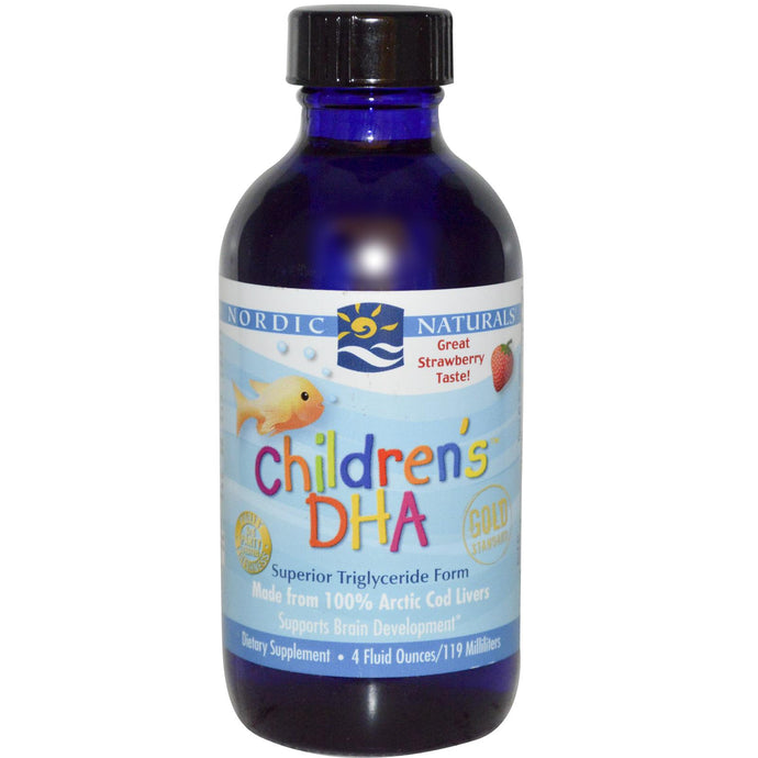 Nordic Naturals, Children's DHA, Strawberry, 119ml