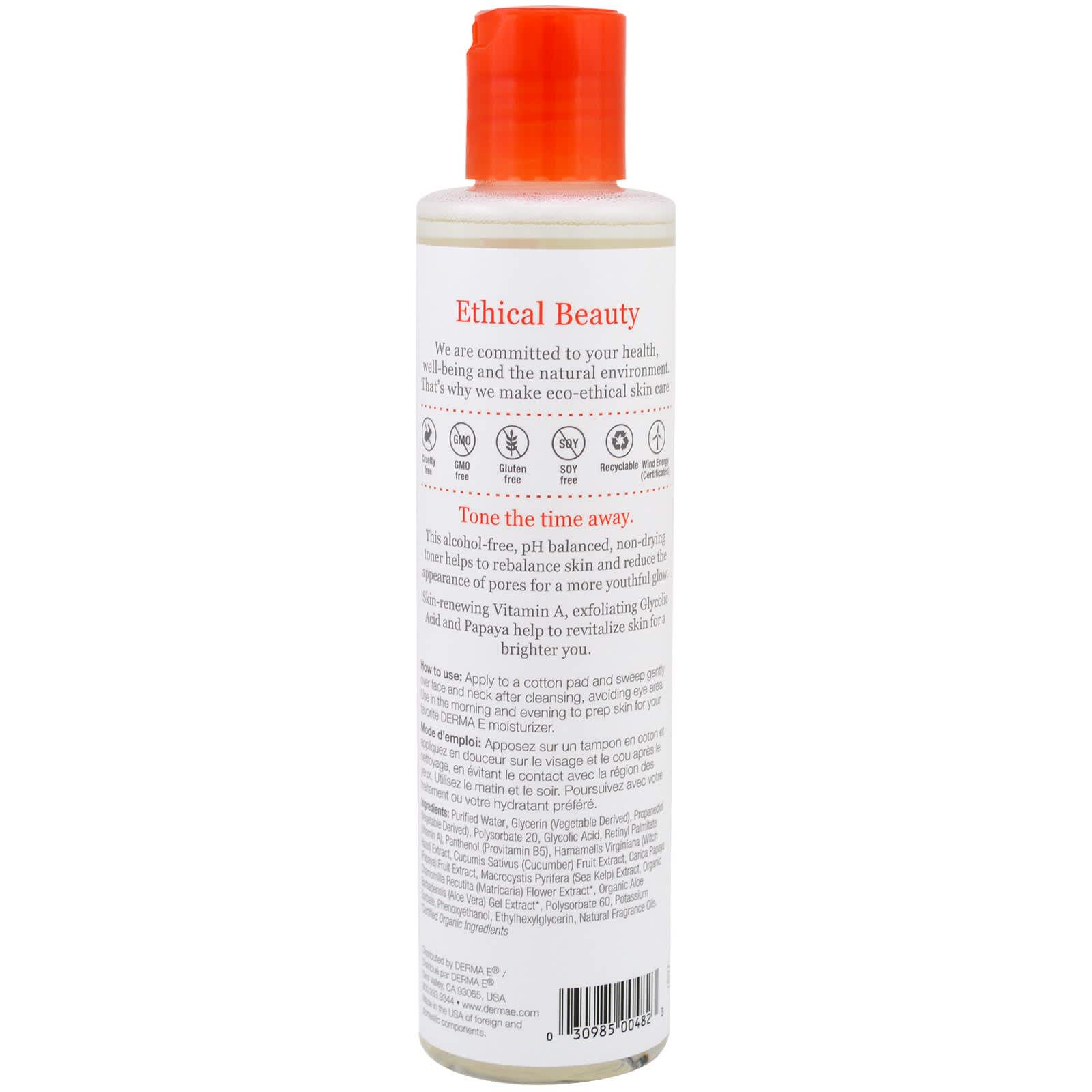 DERMA E, Anti-Wrinkle Toner, 6 fl oz (175 ml)