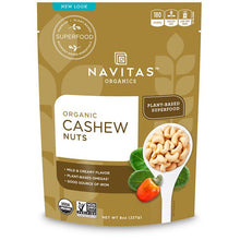 Load image into Gallery viewer, Navitas Organics Organic Cashew Nuts 8 oz (227g)