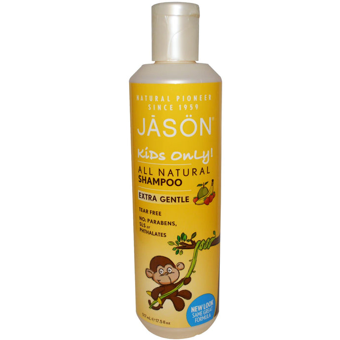 Jason Natural, Kids ONLY! Shampoo, Extra Gentle, 17.5 fl oz, 517ml