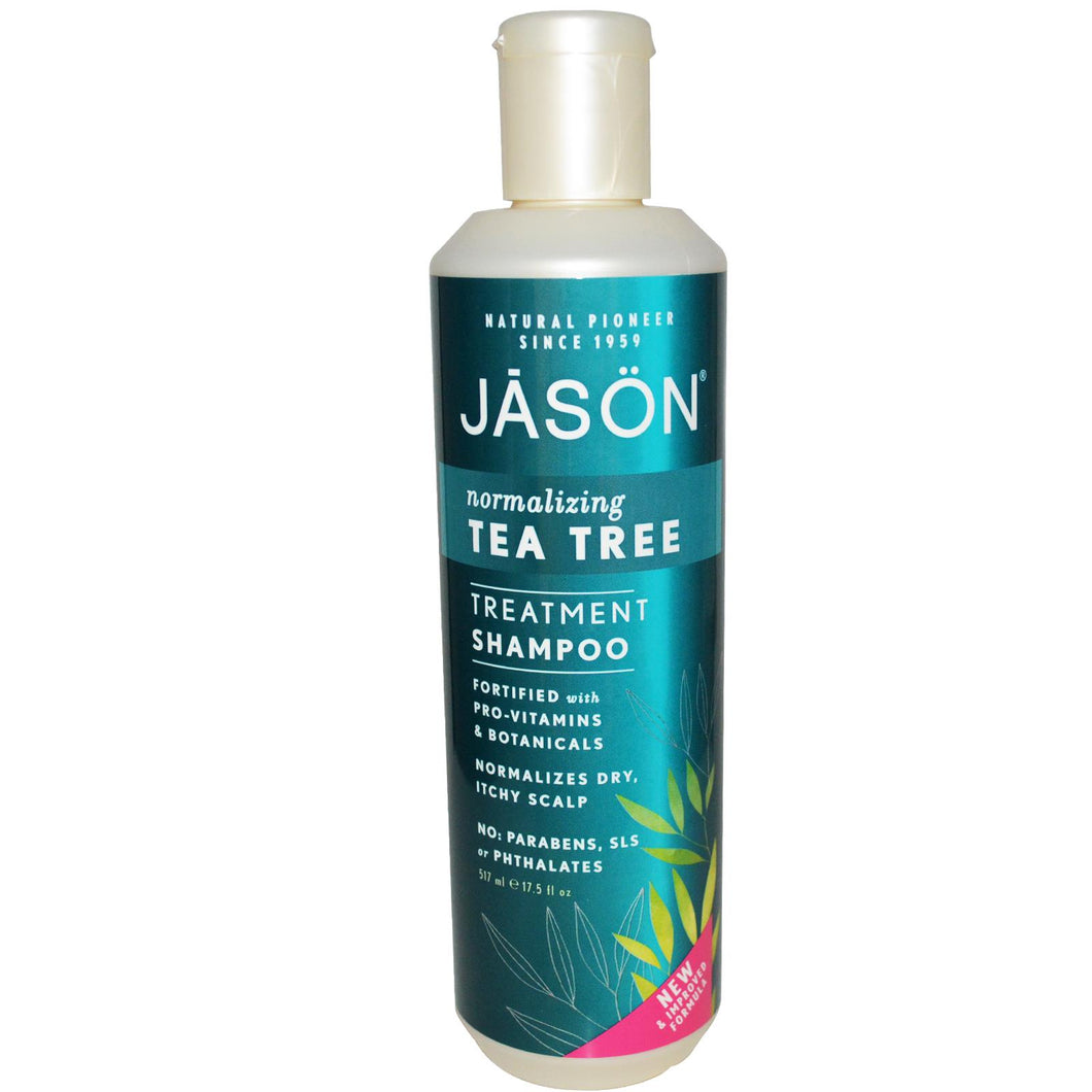 Jason Natural, Treatment Shampoo, Normalising Tea Tree, 17.5 flo oz, 517ml