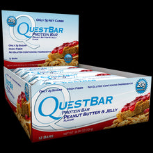 Load image into Gallery viewer, Quest Nutrition Protein Bar Peanut Butter &amp; Jelly 12 Bars 60g Each