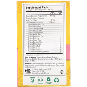 Yogi Tea Echinacea Immune Support Caffeine Free 16 Tea Bags .85 oz (24g)
