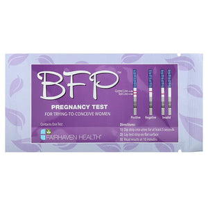 Fairhaven Health BFP Ovulation & Pregnancy Test Strips 40 Ovulation & 10 Pregnancy Tests