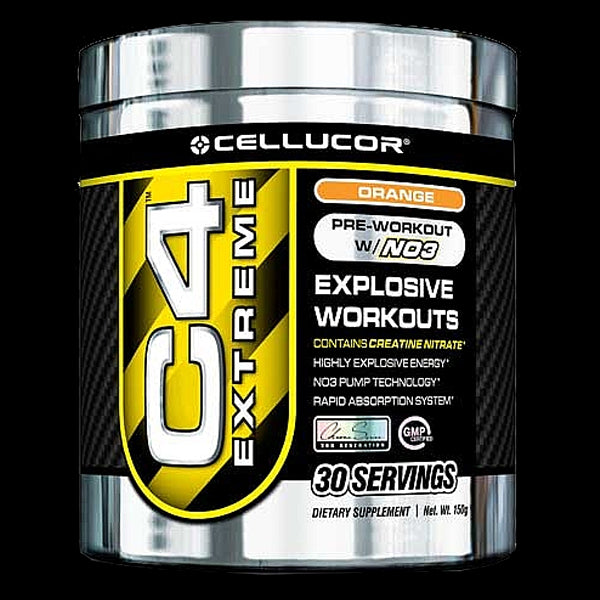 Cellucor C4 Extreme, 30 Servings, Orange - Dietary Supplement