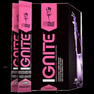 FitMiss Ignite Women's Pre-Workout & Energy Booster Grape 28 Servings