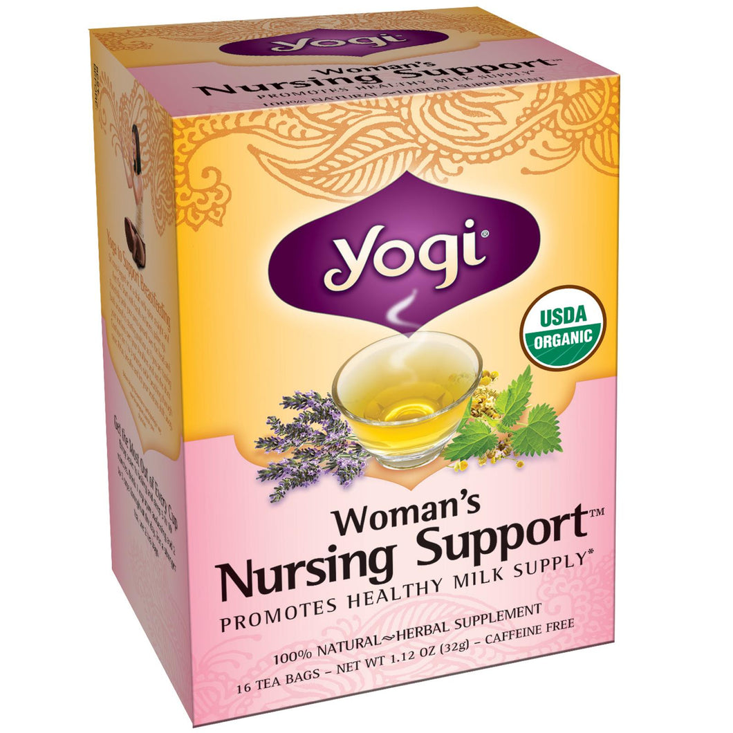 Yogi Tea, Woman's Nursing Support, Caffeine Free, 16 Tea Bags, 32gs