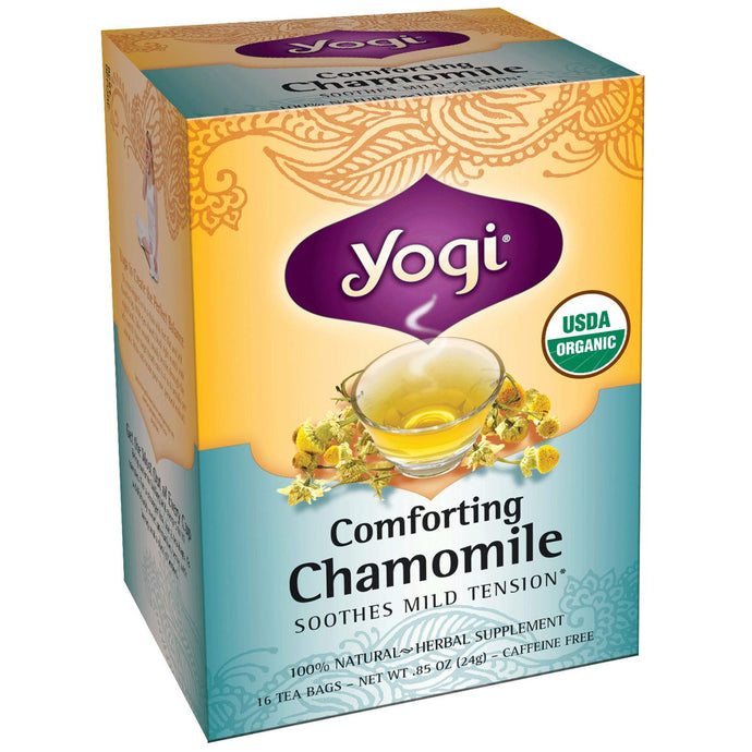 Yogi Tea, Comforting Chamomile,Caffeine Free, 16 Tea Bags, 32gs