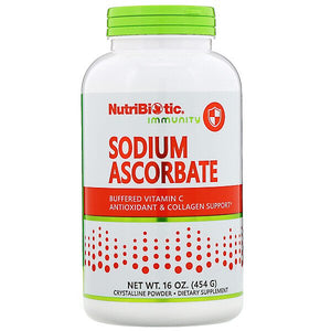 NutriBiotic, Immunity, Sodium Ascorbate, Crystalline Powder, 16 oz (454g)