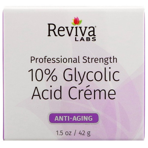 Reviva Labs 10% Glycolic Acid Cream Anti-Aging 1.5 oz (42g)