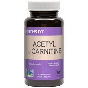 MRM Acetyl L-Carnitine 500mg 60 Vegan Capsules