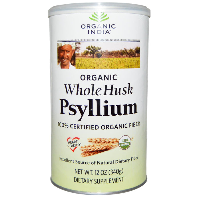 Organic India, Psyllium Whole Husk, 340 g - Dietary Supplements