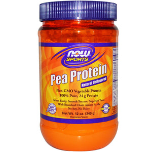 Now Foods Pea Protein Natural Unflavoured 340 g - Protein Supplement