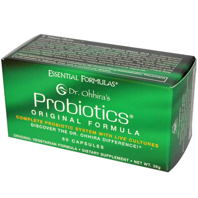 TWIN PACK - 2 X Boxes Probiotics Original Formula Dr. Ohhira's Essential Formulas 60 Caps