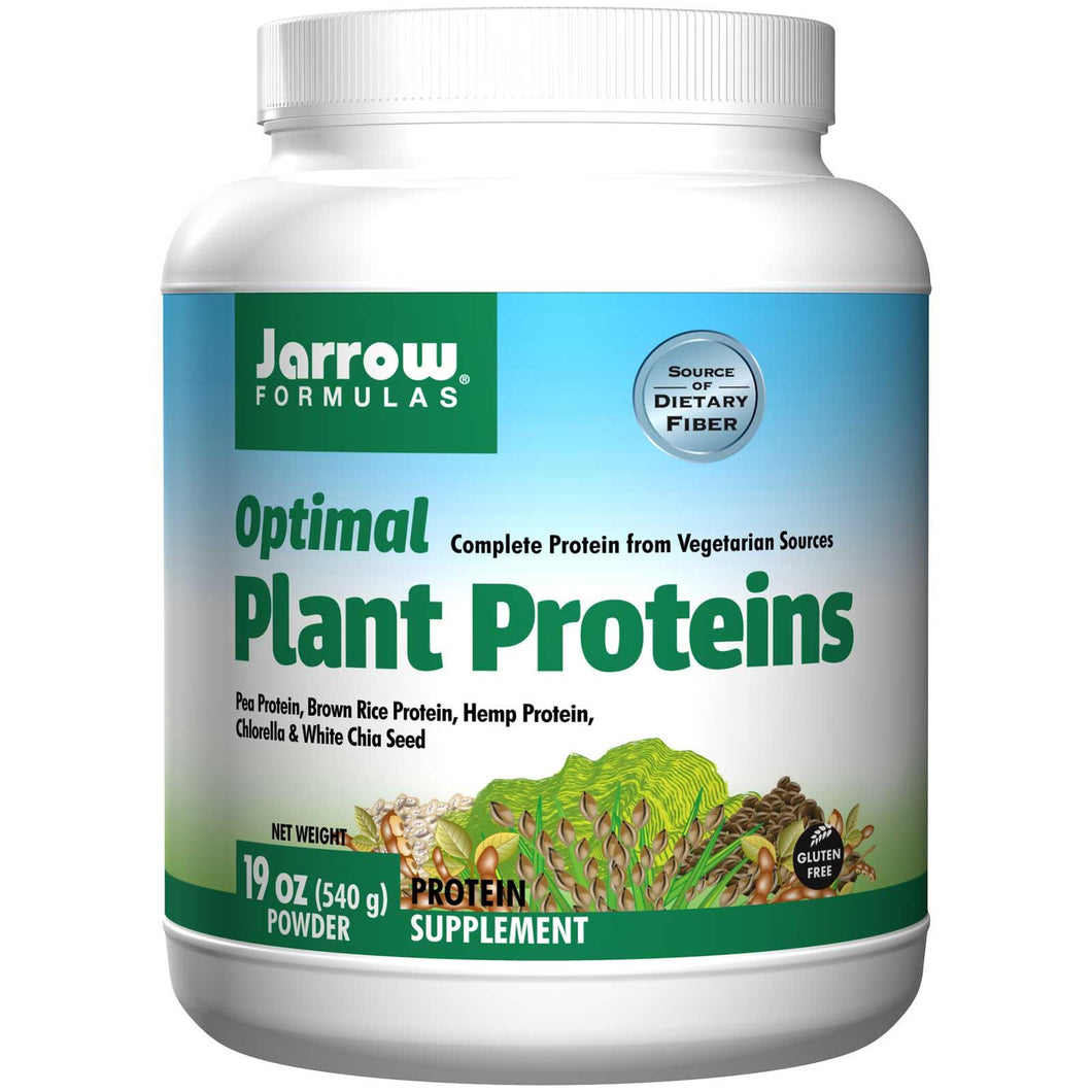 Jarrow Formulas, Optimal Plant Proteins, Powder, 540 gs