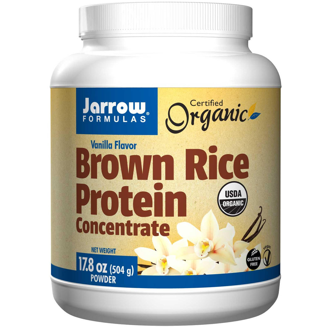 Jarrow Formulas Brown Rice Protein Vanilla Flavour 504 g Powder