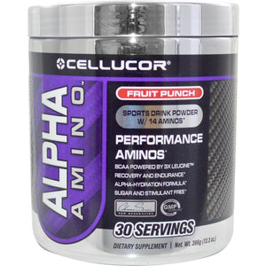 Cellucor, Alpha Amino Sports Drink Powder, Fruit Punch, 366 g
