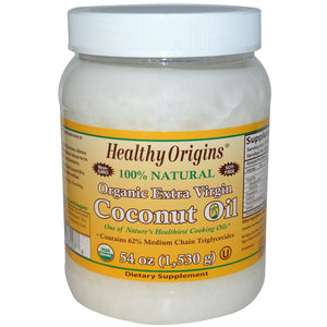Healthy Origins, Organic, Extra Virgin, Coconut Oil, 1.530 Kg