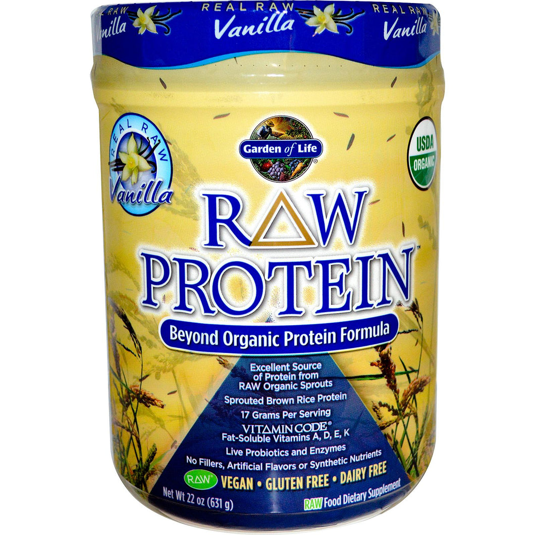 Garden of Life Raw Protein Beyond Organic Protein Formula Vanilla 631g