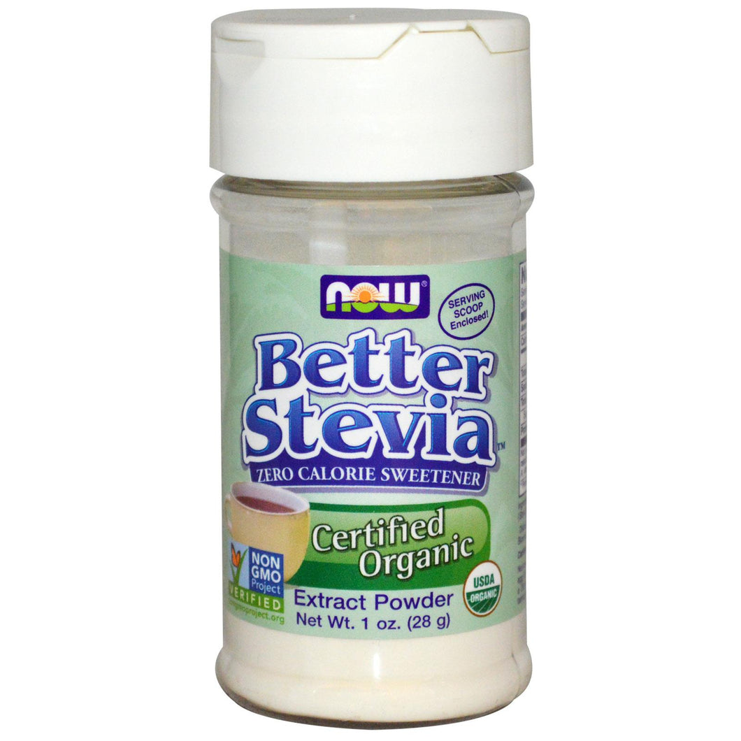 Now Foods, Certified Organic, Better Stevia Extract, Powder, 28 g