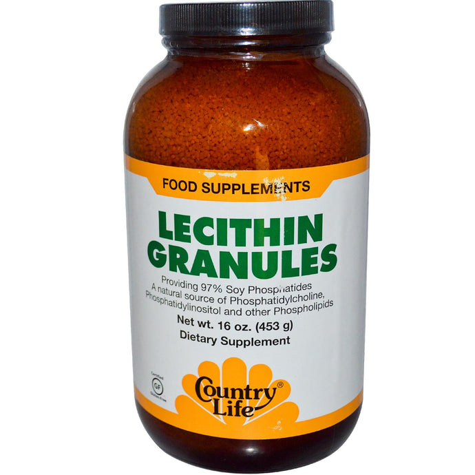 Country Life, Gluten Free, lecithin Granules, 453 g