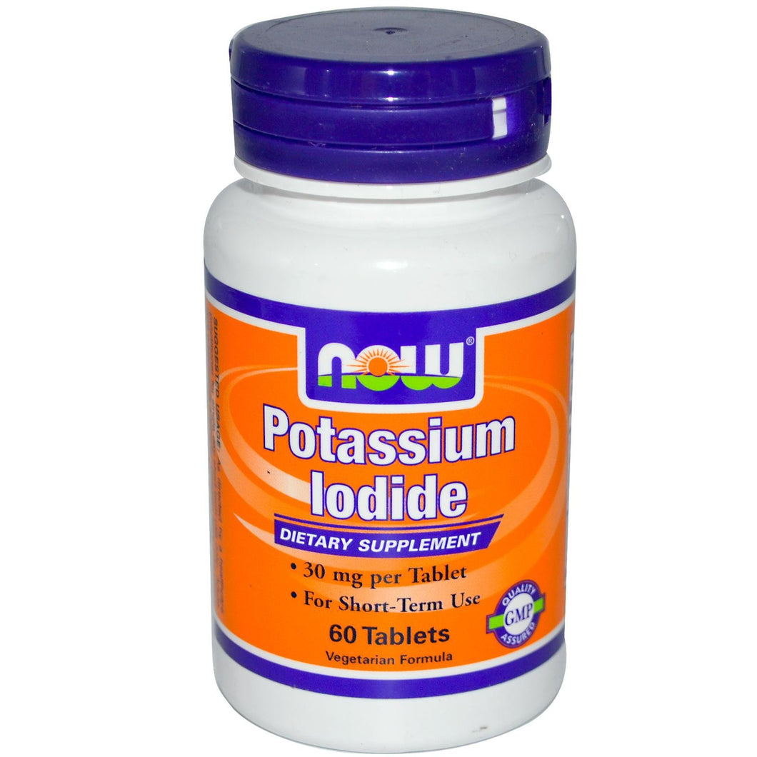 Now Foods Potassium Iodide 30mg 60 Tablets