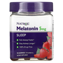 Load image into Gallery viewer, Natrol Gummies Melatonin Strawberry 5mg 90 Count