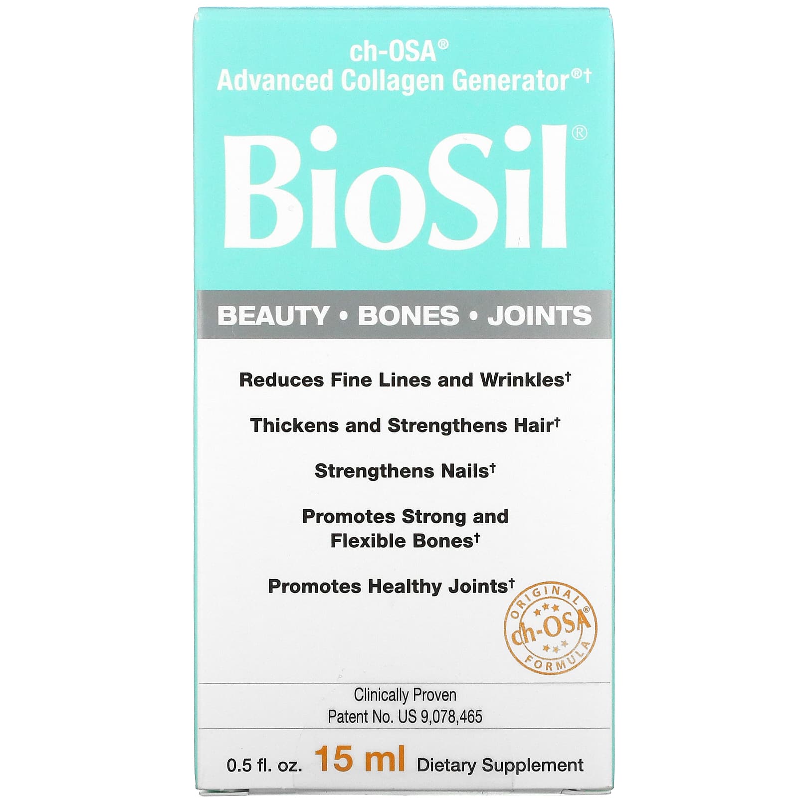 Biosil, ch-OSA, Collagen Generator, 15 ml drops