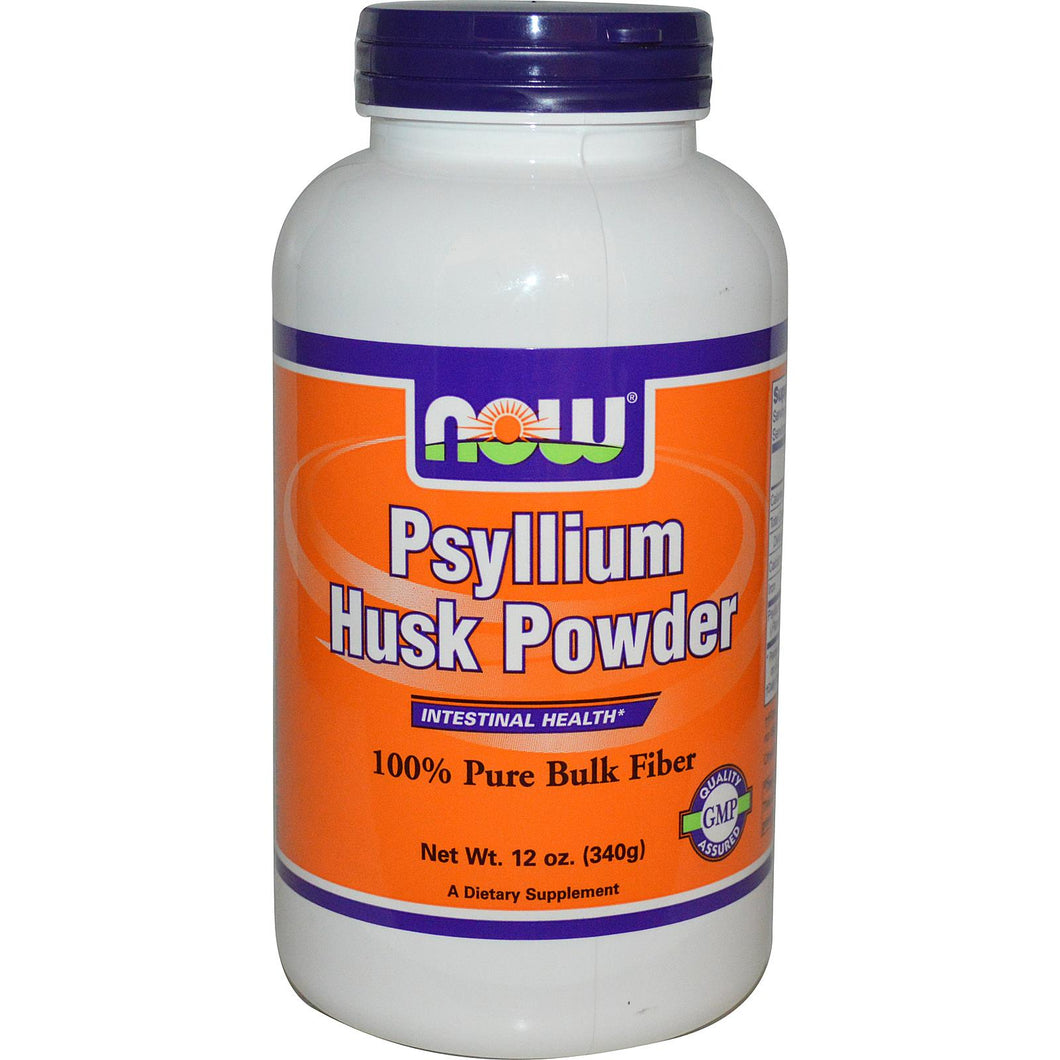 Now Foods, Psyllium Husk Powder 340g - Dietary Supplement