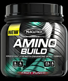 Muscletech, Amino Build, Fruit Punch, 267 g - 30 Serves