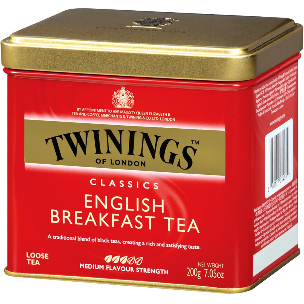 Twinings, Classics, English Breakfast, Loose Tea, 200 g- Health Supplement
