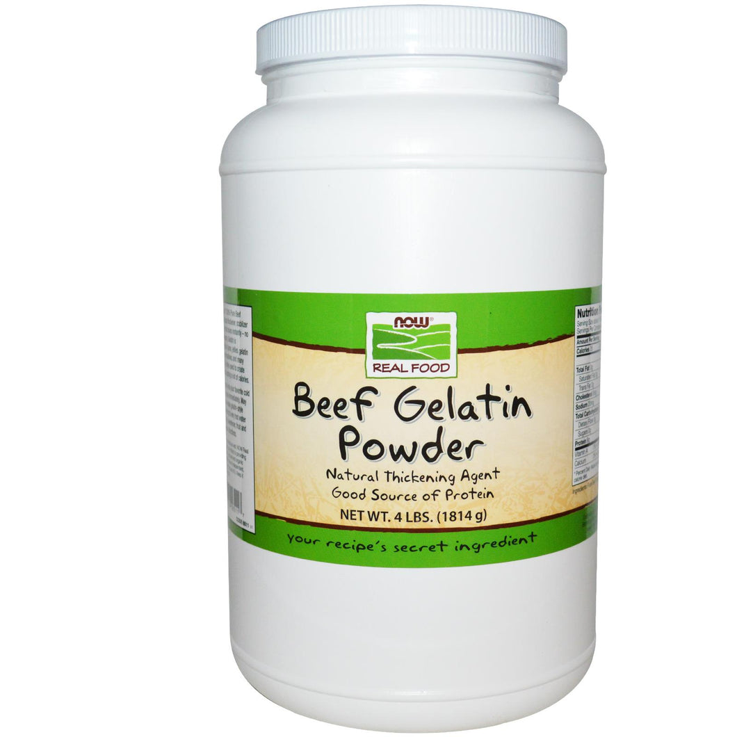Now Foods, Beef Gelatin Powder, 1.814 kg