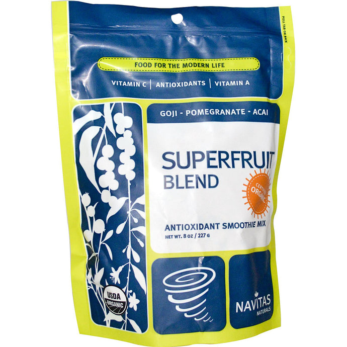 Navitas Naturals, Organic, SuperFruit Blend, Antioxidant Smoothie Mix, 227 g